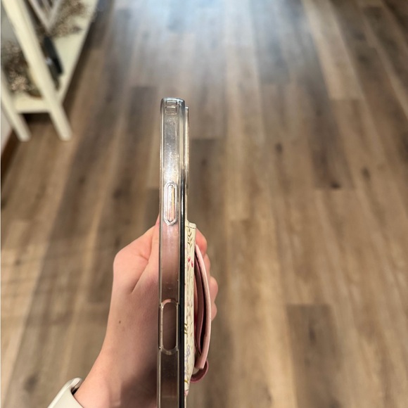 Floral Pattern Phone Case with Pink Strap - Picture 4 of 5